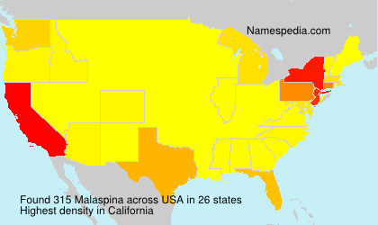 Surname Malaspina in USA Surname Malaspina in USA