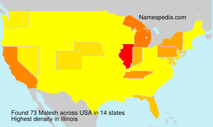 Surname Malesh in USA Surname Malesh in USA