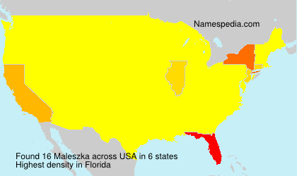 Surname Maleszka in USA Surname Maleszka in USA