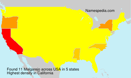 Surname Malgarejo in USA Surname Malgarejo in USA