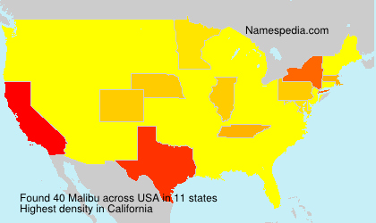 Surname Malibu in USA Surname Malibu in USA