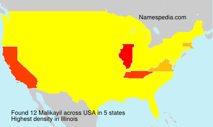 Surname Malikayil in USA