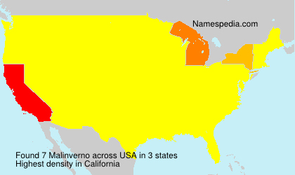 Surname Malinverno in USA Surname Malinverno in USA