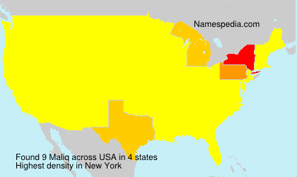 Surname Maliq in USA Surname Maliq in USA