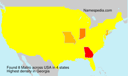 Surname Maliro in USA Surname Maliro in USA