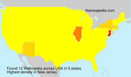 Surname Malkowska in USA Surname Malkowska in USA