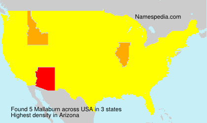 Surname Mallaburn in USA Surname Mallaburn in USA
