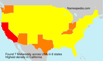Surname Mallareddy in USA Surname Mallareddy in USA