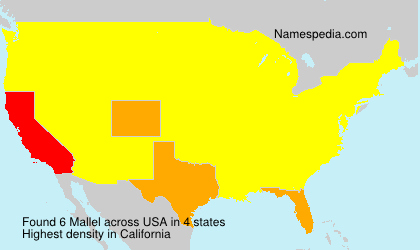 Surname Mallel in USA