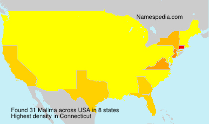 Surname Mallma in USA Surname Mallma in USA