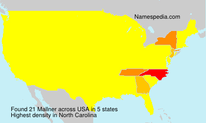 Surname Mallner in USA Surname Mallner in USA