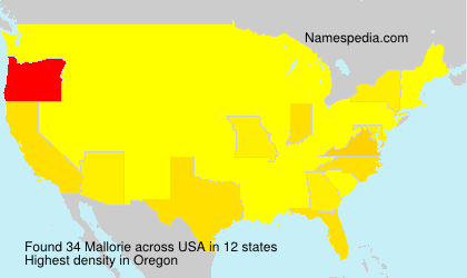 Surname Mallorie in USA Surname Mallorie in USA