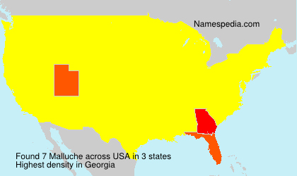 Surname Malluche in USA Surname Malluche in USA