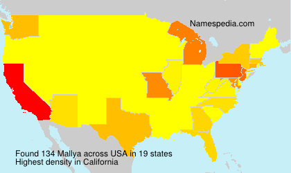 Surname Mallya in USA Surname Mallya in USA