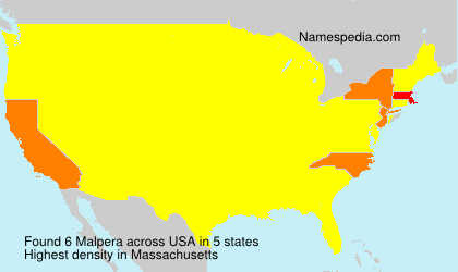 Surname Malpera in USA Surname Malpera in USA