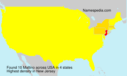 Surname Maltino in USA Surname Maltino in USA