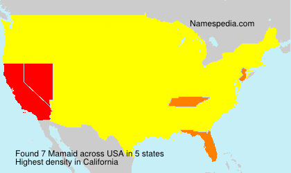 Surname Mamaid in USA Surname Mamaid in USA
