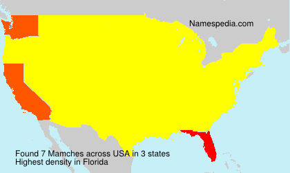 Surname Mamches in USA Surname Mamches in USA