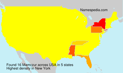 Surname Mamczur in USA Surname Mamczur in USA