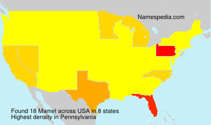 Surname Mamel in USA Surname Mamel in USA