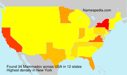 Surname Mammadov in USA Surname Mammadov in USA
