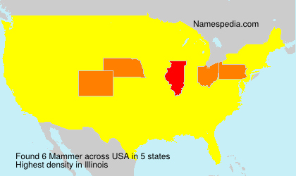 Surname Mammer in USA Surname Mammer in USA
