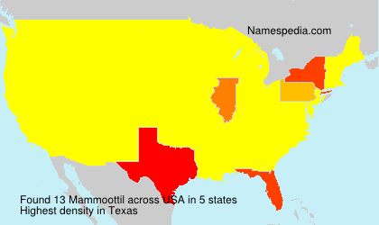 Surname Mammoottil in USA Surname Mammoottil in USA