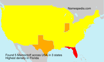 Surname Mamontoff in USA Surname Mamontoff in USA