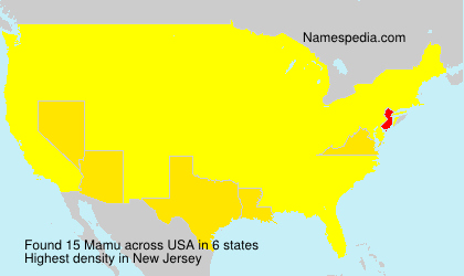 Surname Mamu in USA Surname Mamu in USA
