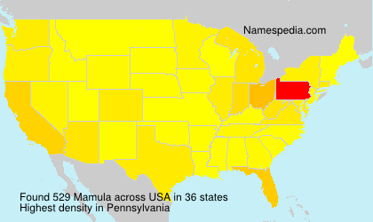 Surname Mamula in USA Surname Mamula in USA