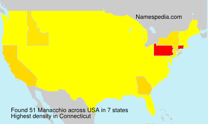 Surname Manacchio in USA Surname Manacchio in USA
