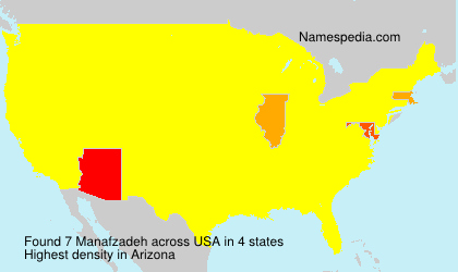 Surname Manafzadeh in USA Surname Manafzadeh in USA