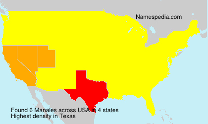 Surname Manales in USA Surname Manales in USA