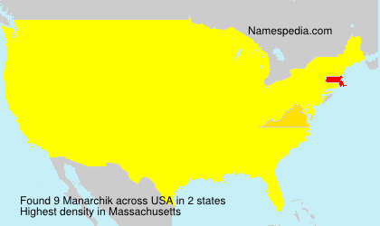 Surname Manarchik in USA Surname Manarchik in USA