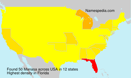 Surname Manasa in USA Surname Manasa in USA