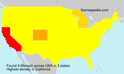 Surname Manasfi in USA Surname Manasfi in USA