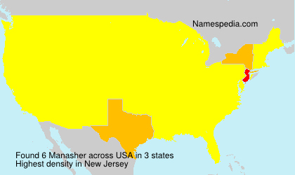 Surname Manasher in USA Surname Manasher in USA