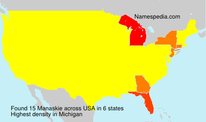 Surname Manaskie in USA Surname Manaskie in USA