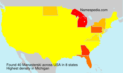 Surname Manasterski in USA Surname Manasterski in USA
