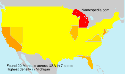 Surname Manauis in USA Surname Manauis in USA
