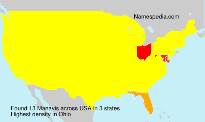 Surname Manavis in USA Surname Manavis in USA