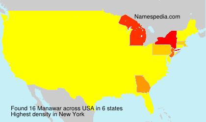 Surname Manawar in USA Surname Manawar in USA