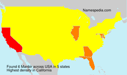 Surname Manbir in USA Surname Manbir in USA