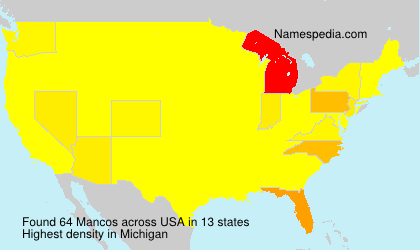 Surname Mancos in USA