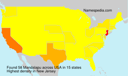 Surname Mandalapu in USA Surname Mandalapu in USA