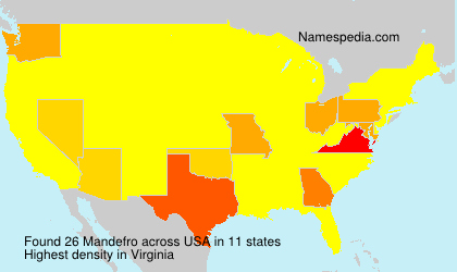 Surname Mandefro in USA Surname Mandefro in USA