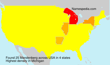 Surname Mandenberg in USA Surname Mandenberg in USA