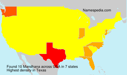 Surname Mandhana in USA Surname Mandhana in USA
