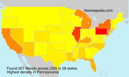 Surname Mando in USA Surname Mando in USA