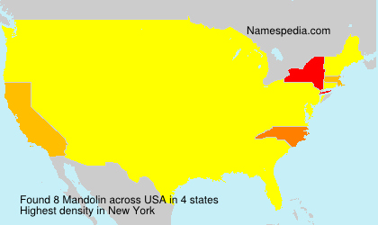 Surname Mandolin in USA Surname Mandolin in USA